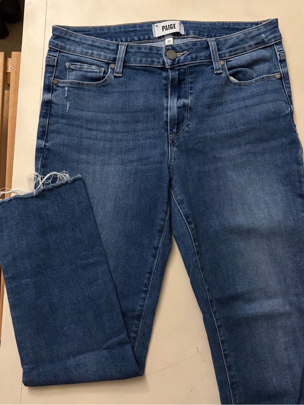 medium wash denim